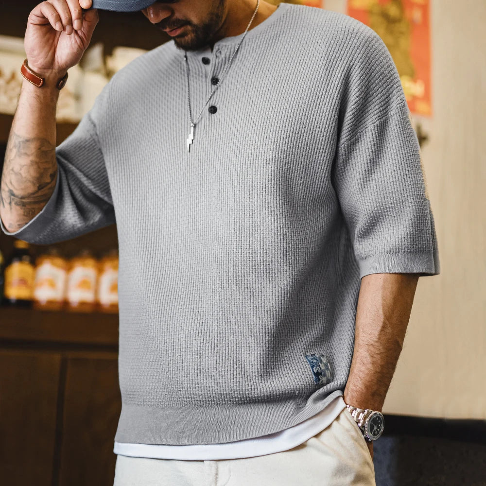 Bamboo Knit Henley