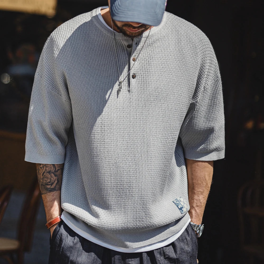Bamboo Knit Henley