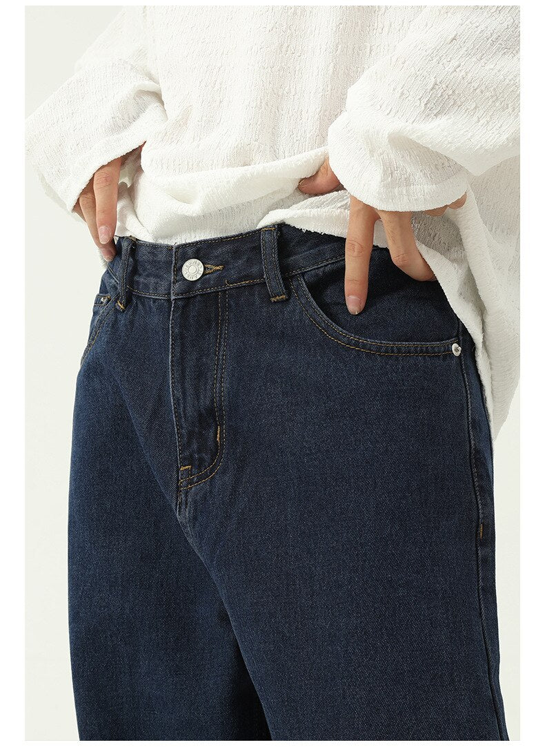 Blue Rinse Loose Fit Jeans