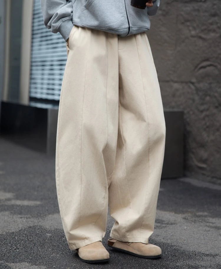 Essential Barrel Leg Trousers