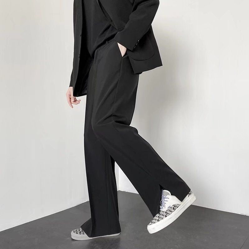 Split Hem Smart Casual Trousers