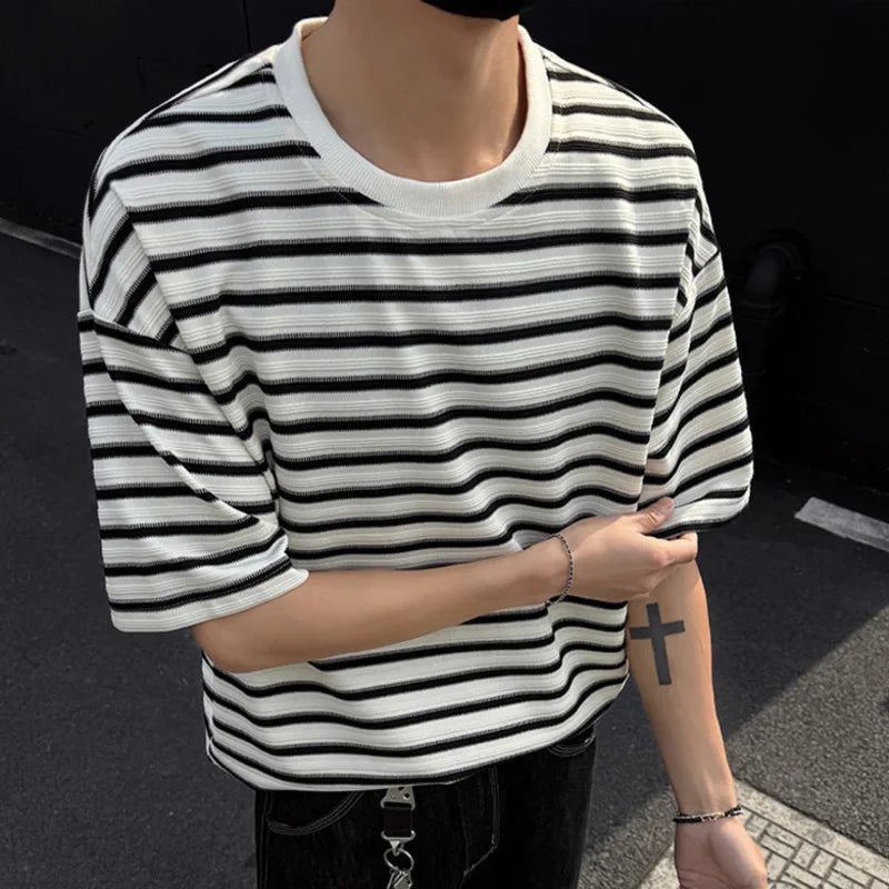 Textured Stripe T-Shirt