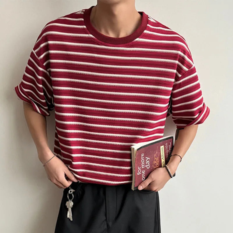 Textured Stripe T-Shirt