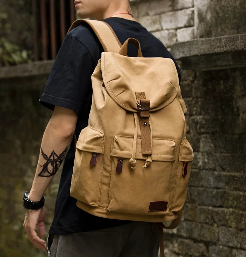 Canvas rucksack mens online