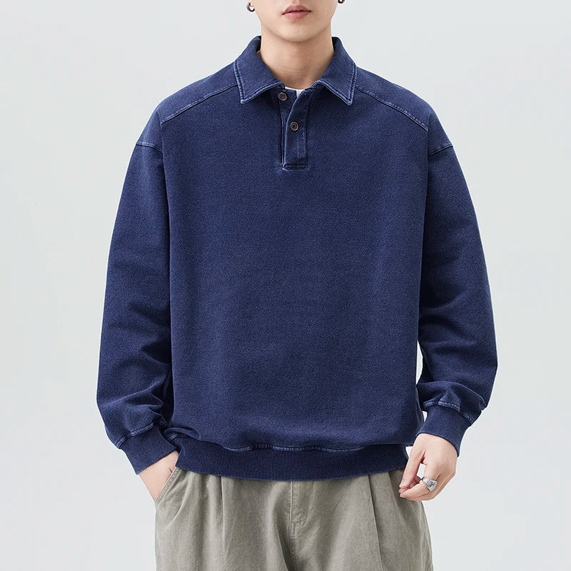 Vintage Wash Rugby Sweat