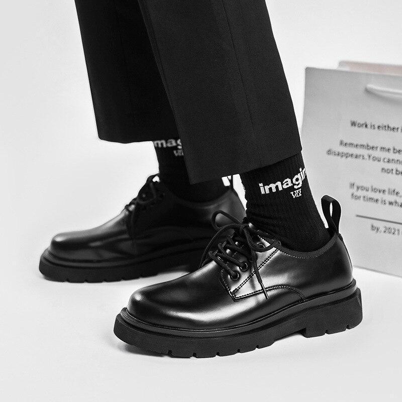 Chilpae Chunky Sole Lace Up Shoes thestreetsofseoul-korean-street-style-minimal-kstyle-streetwear-mens-fashion-clothing