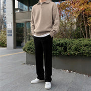 Collared Knitted Jumper thestreetsofseoul-korean-street-style-minimal-kstyle-streetwear-mens-fashion-clothing