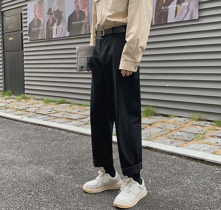 Essential Tapered Leg Pants | Streets of Seoul | Men's Korean Style Fashion