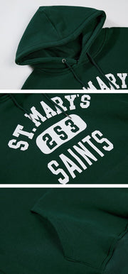 Green St Mary's College Hoodie thestreetsofseoul-korean-street-style-minimal-kstyle-streetwear-mens-fashion-clothing