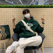 Green St Mary's College Hoodie thestreetsofseoul-korean-street-style-minimal-kstyle-streetwear-mens-fashion-clothing