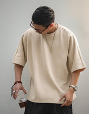 Heavy Pique T-Shirt thestreetsofseoul-korean-street-style-minimal-kstyle-streetwear-mens-fashion-clothing