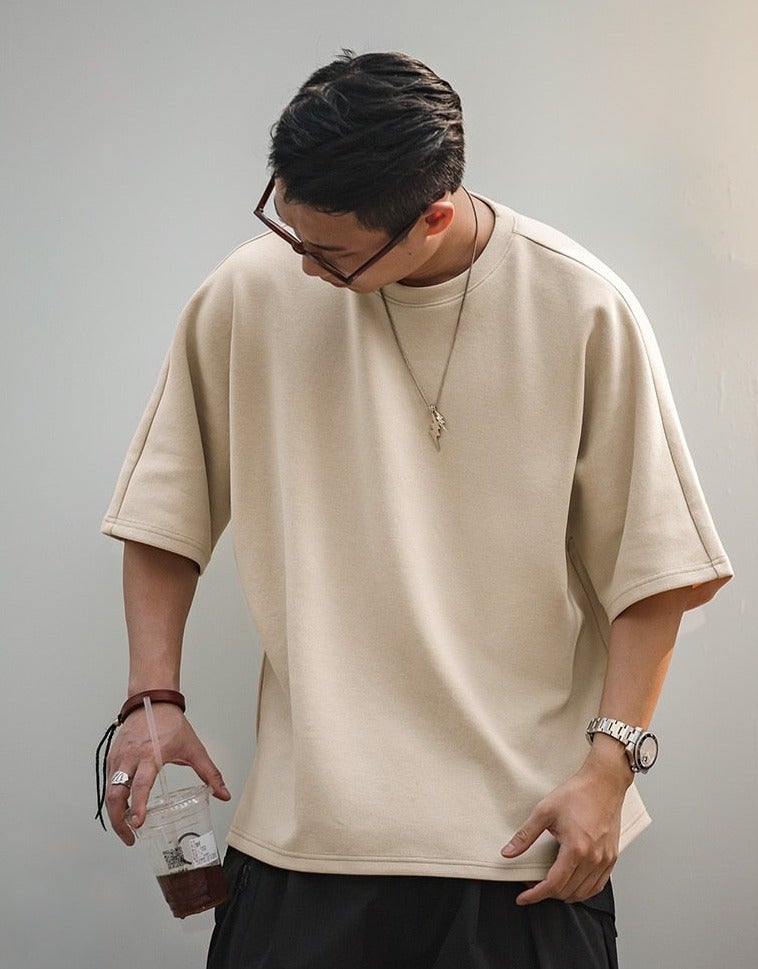 Heavy Pique T-Shirt thestreetsofseoul-korean-street-style-minimal-kstyle-streetwear-mens-fashion-clothing