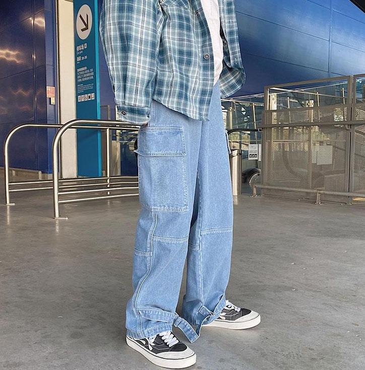 Loose Fit Skater Jeans thestreetsofseoul-korean-street-style-minimal-kstyle-streetwear-mens-fashion-clothing