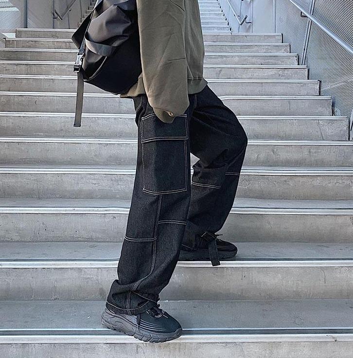 Loose Fit Skater Jeans thestreetsofseoul-korean-street-style-minimal-kstyle-streetwear-mens-fashion-clothing