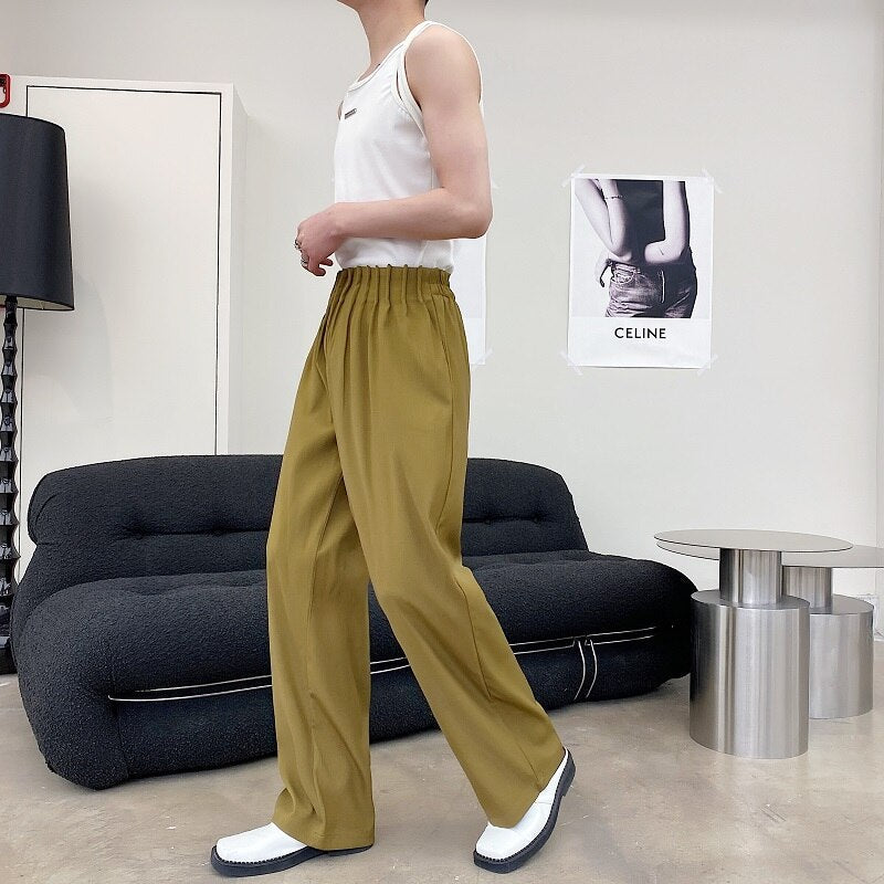 Pleated Waist Band Wide Leg Pants thestreetsofseoul-korean-street-style-minimal-kstyle-streetwear-mens-fashion-clothing