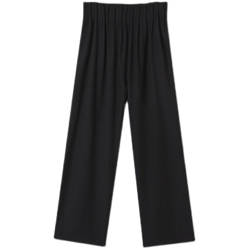 Pleated Waist Band Wide Leg Pants thestreetsofseoul-korean-street-style-minimal-kstyle-streetwear-mens-fashion-clothing