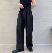 Pleated Waist Band Wide Leg Pants thestreetsofseoul-korean-street-style-minimal-kstyle-streetwear-mens-fashion-clothing