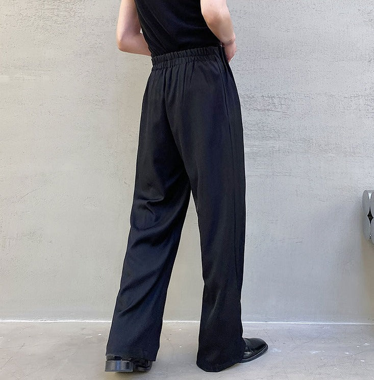 Pleated Waist Band Wide Leg Pants thestreetsofseoul-korean-street-style-minimal-kstyle-streetwear-mens-fashion-clothing