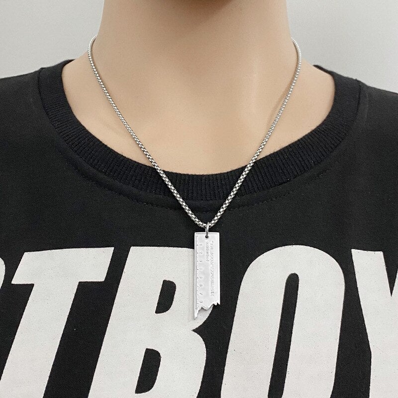 Streetwear Token Necklace thestreetsofseoul-korean-street-style-minimal-kstyle-streetwear-mens-fashion-clothing
