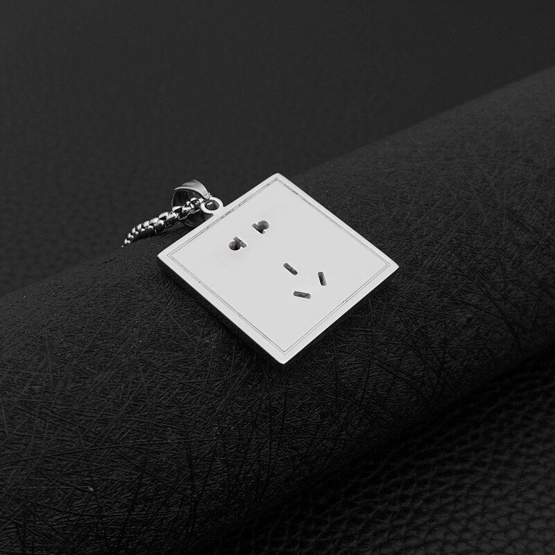 Streetwear Token Necklace thestreetsofseoul-korean-street-style-minimal-kstyle-streetwear-mens-fashion-clothing