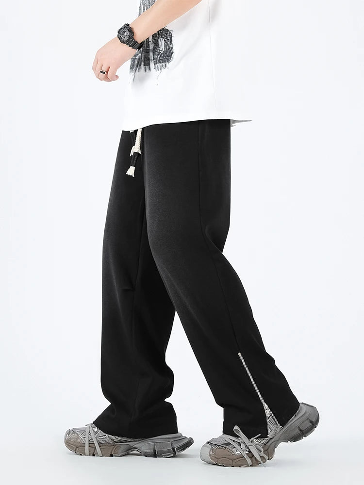 Ankle Zip Straight Leg Joggers