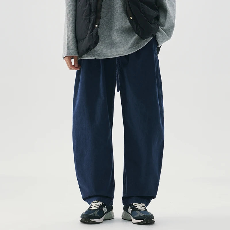 Arc Leg casual Drawstring Pants