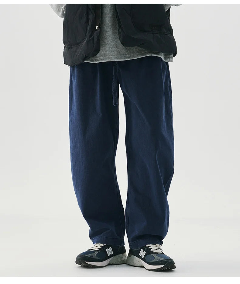 Arc Leg casual Drawstring Pants