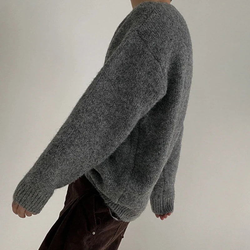 Autumn Knit Crew Neck Sweater