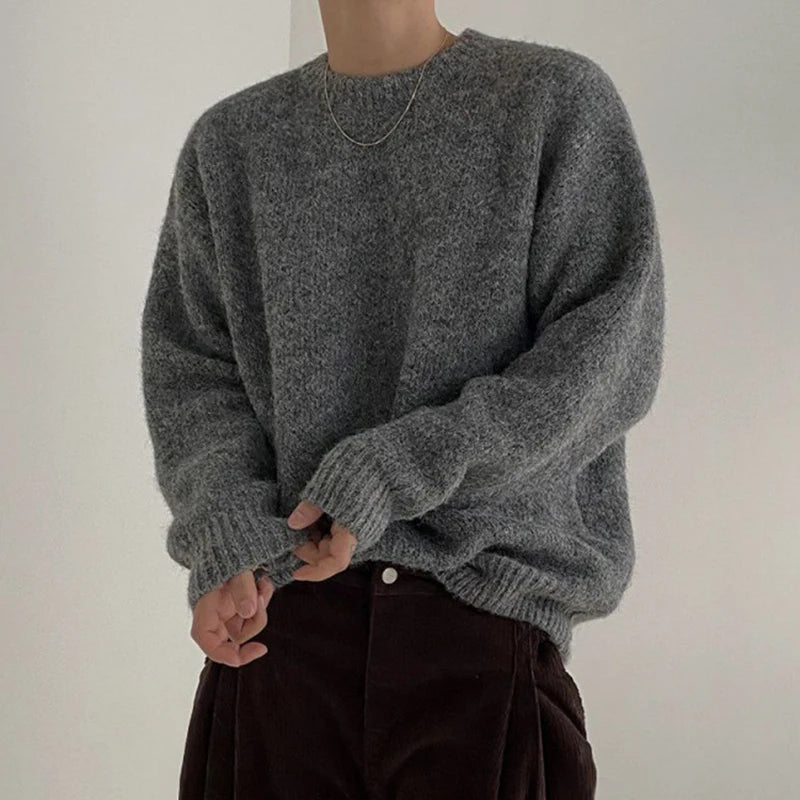 Autumn Knit Crew Neck Sweater