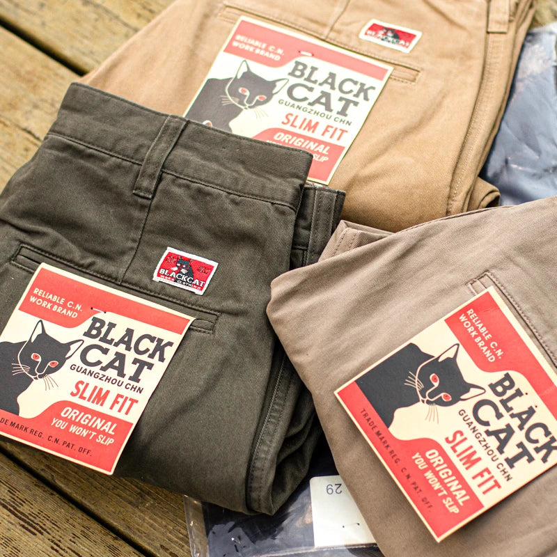 BLACK CAT Heavyweight Retro Workwear Chino Pants