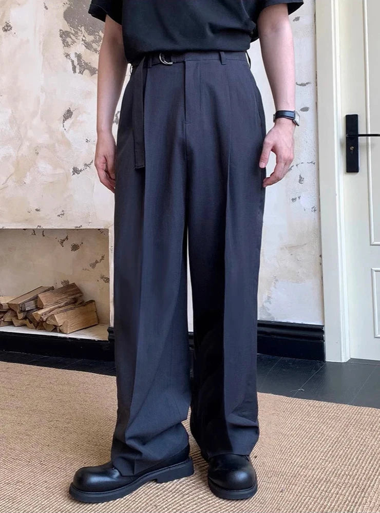 Belted Formal Pants