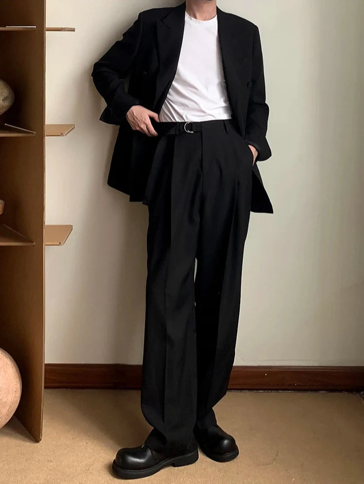 Belted Formal Pants