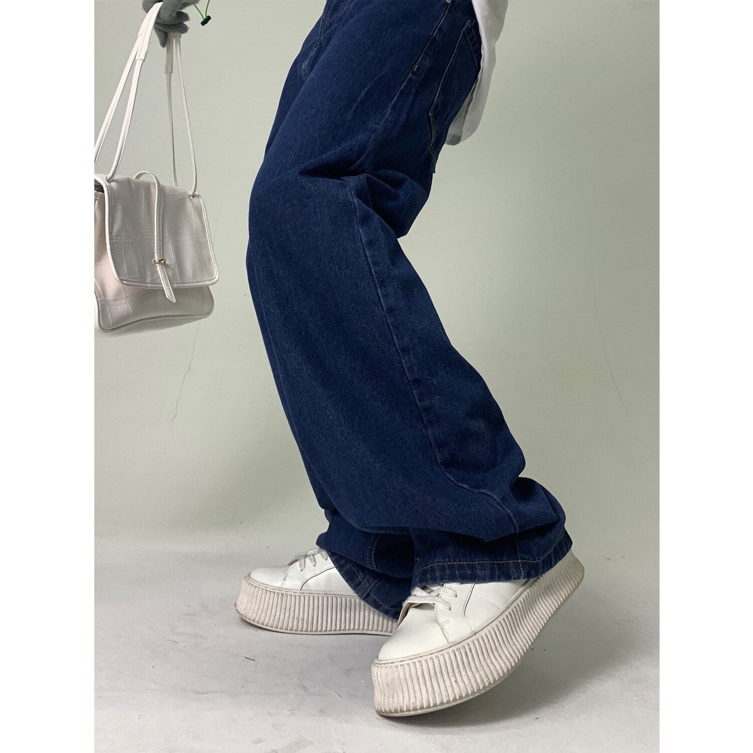 Blue Rinse Loose Fit Jeans