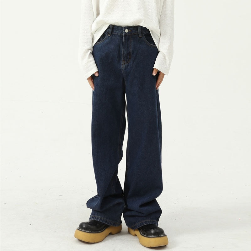 Blue Rinse Loose Fit Jeans