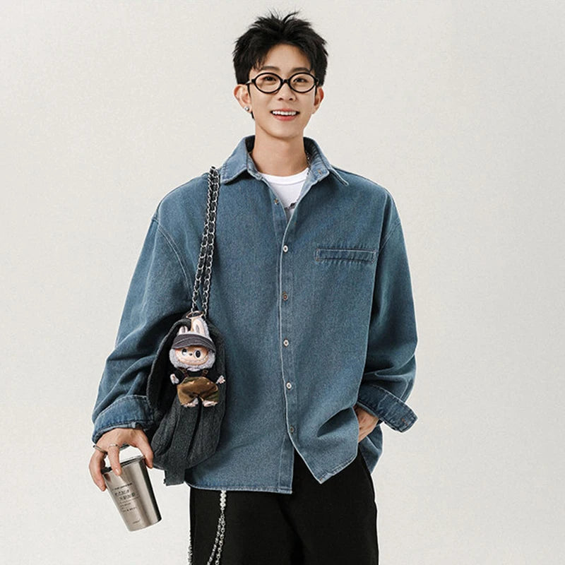 Boxy Denim Overshirt