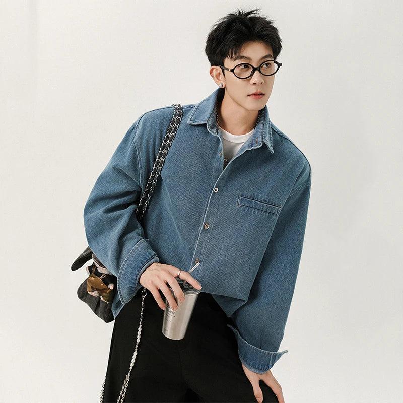 Boxy Denim Overshirt