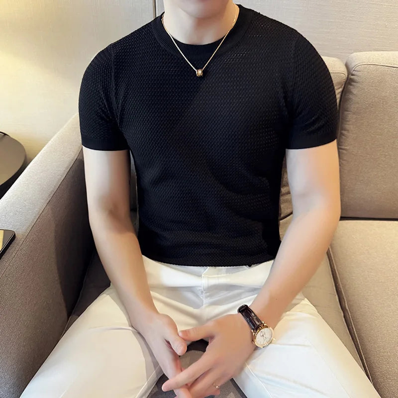 Breeze Pointelle Knit Tee