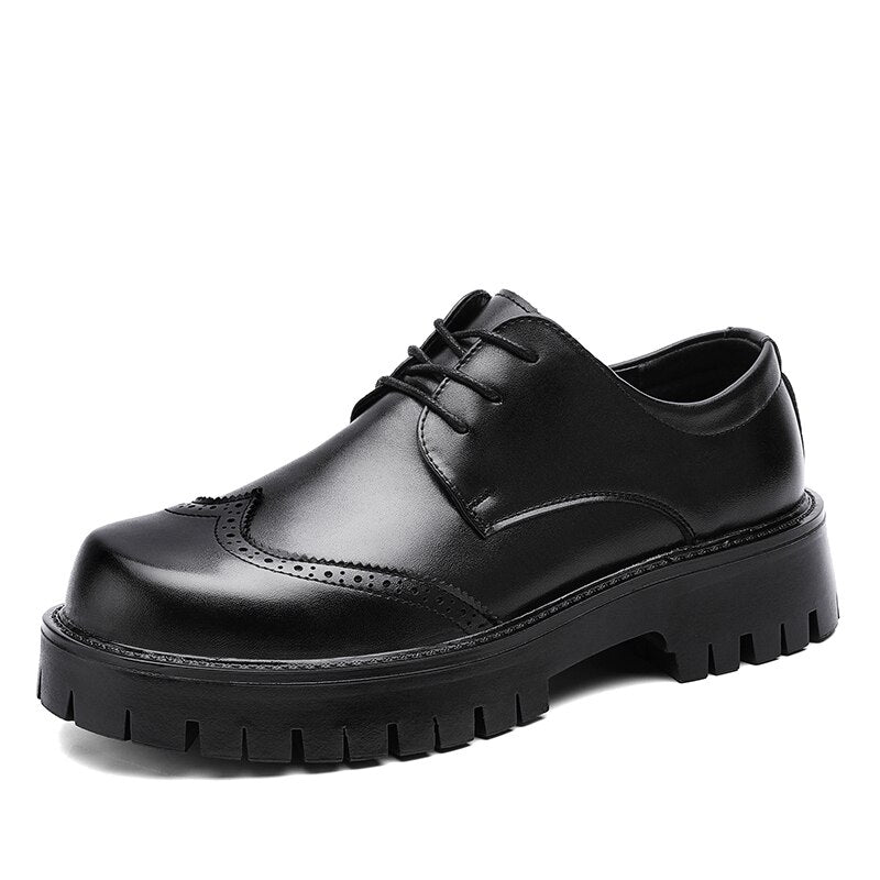 Brogue Shoes Mens Chunky Sole Shoes ASOS DESIGN Chunky Sole Brogue