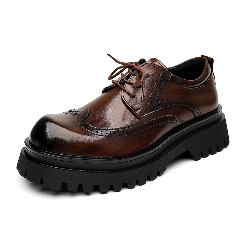 Chunky sole brogues mens discount