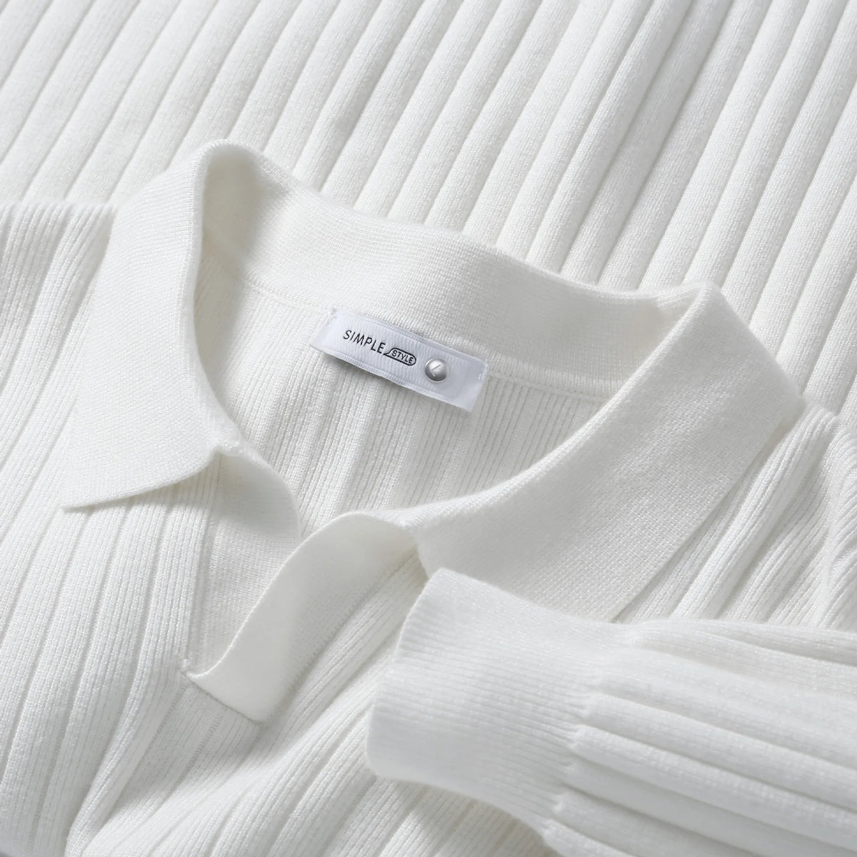 Collared Rib Knit Top for men - Streets of Seoul