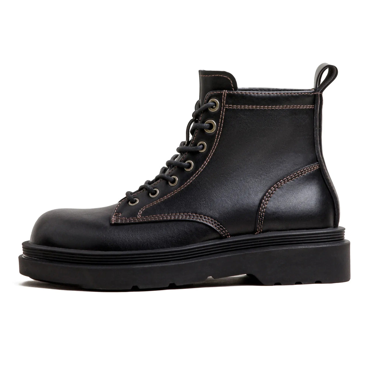 Korean black boots hotsell