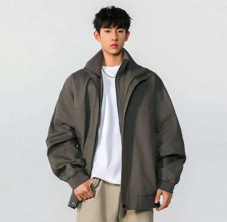 Daechi Mock Layer Twill Jacket