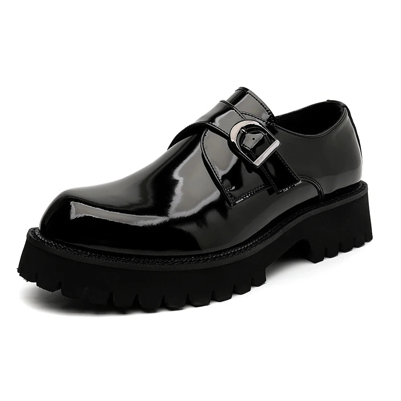 Danwol Patent Buckle Shoes | Streets of Seoul | Men's Korean