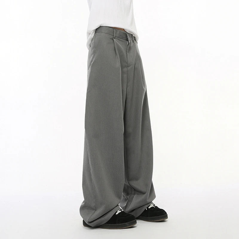 Darted Loose Leg Trousers