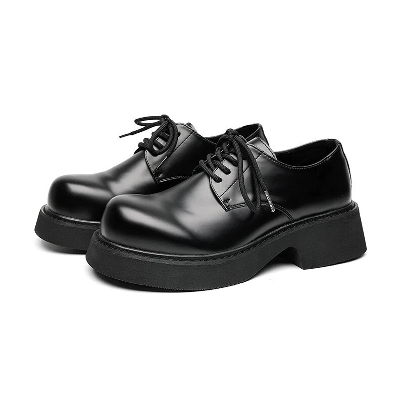Deoji Lace-Up Derby Shoes | Streets of Seoul | Men's Korean Style