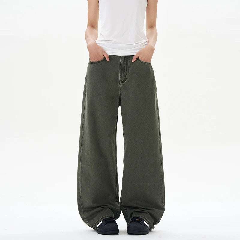 Essential Colour Wash Baggy Jeans