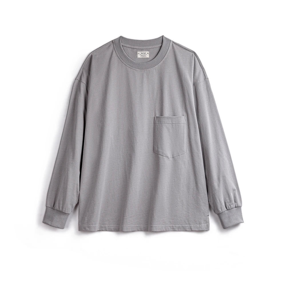 Essential Heavyweight Long Sleeve T-Shirt | Streets of Seoul
