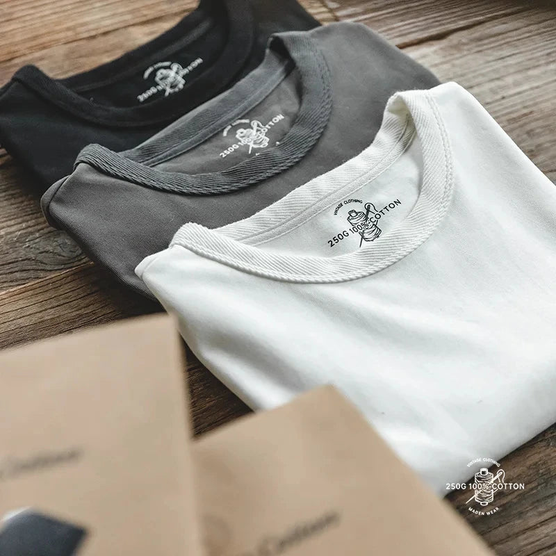 Essential Regular Fit 250gsm Cotton T-Shirt