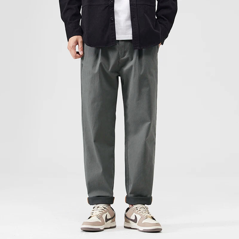 Essential Washed Grey Slacks