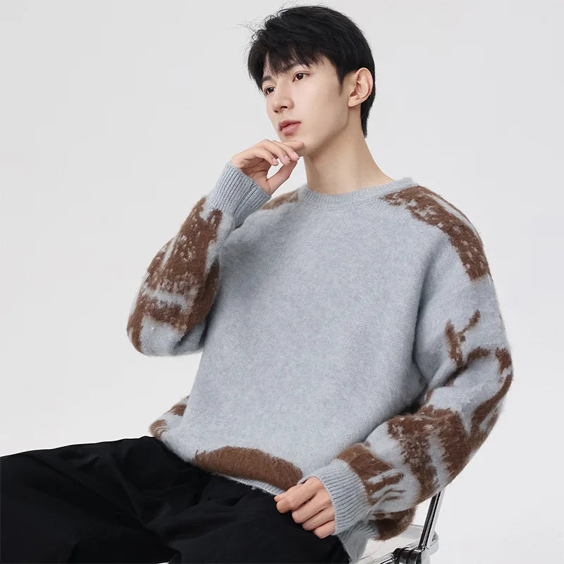 Euljiro Mist Brushed Sweater | Streets of Seoul | Men's Korean
